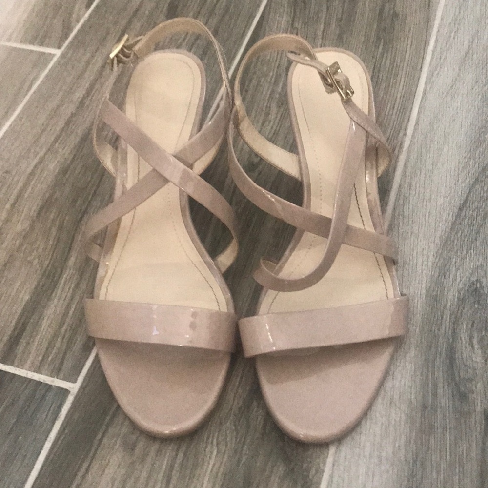 Nude Calvin Klein Wedges